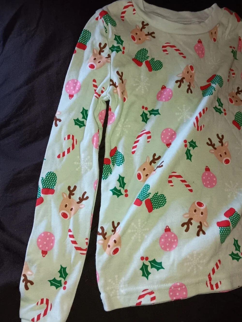 Holiday PJ Set For Girls